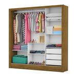 Guarda-Roupa-Casal-com-Espelho-3-Portas-de-Correr-3-Gavetas-Santiago-Carioca-Moveis