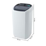 Lavadora de Roupas Wanke Comfort LWBE100T3 Semiautomática 10Kg