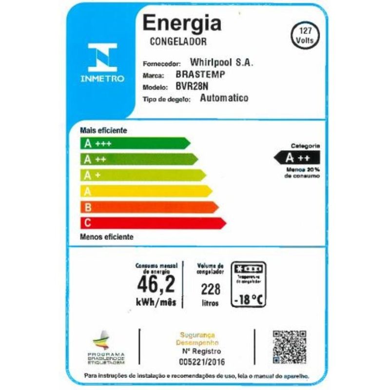 FREEZER-BRASTEMP-BVR28NK-228L-FF