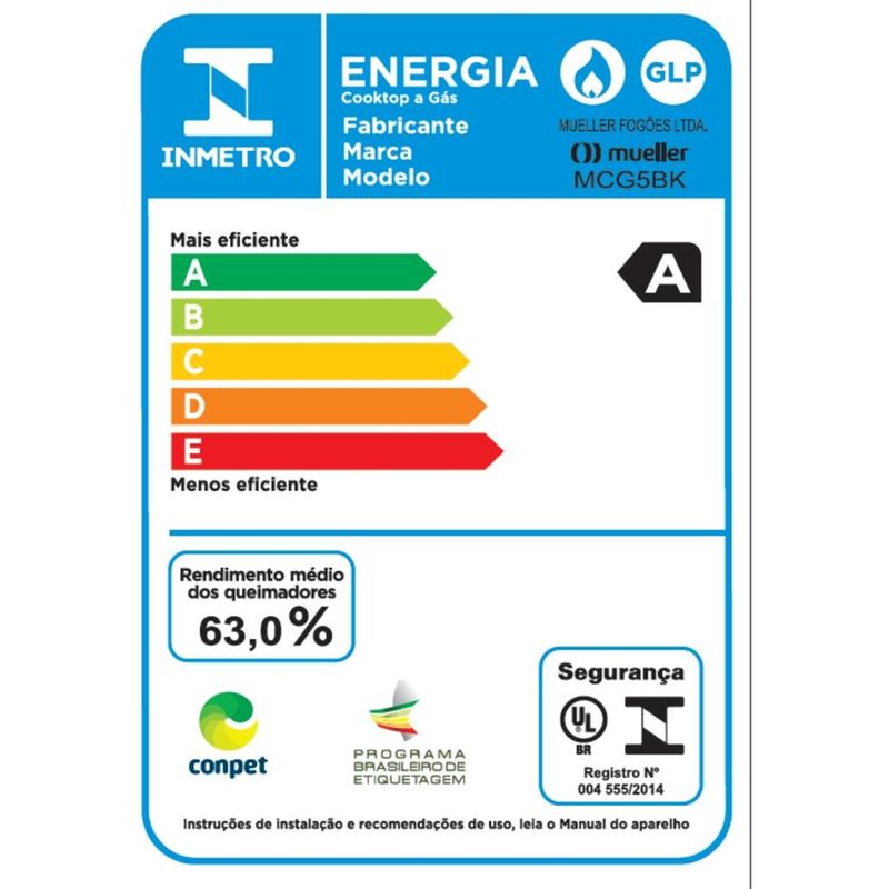 Cooktop-5-Bocas-Mueller-Tripla-Chama-MCG5BK