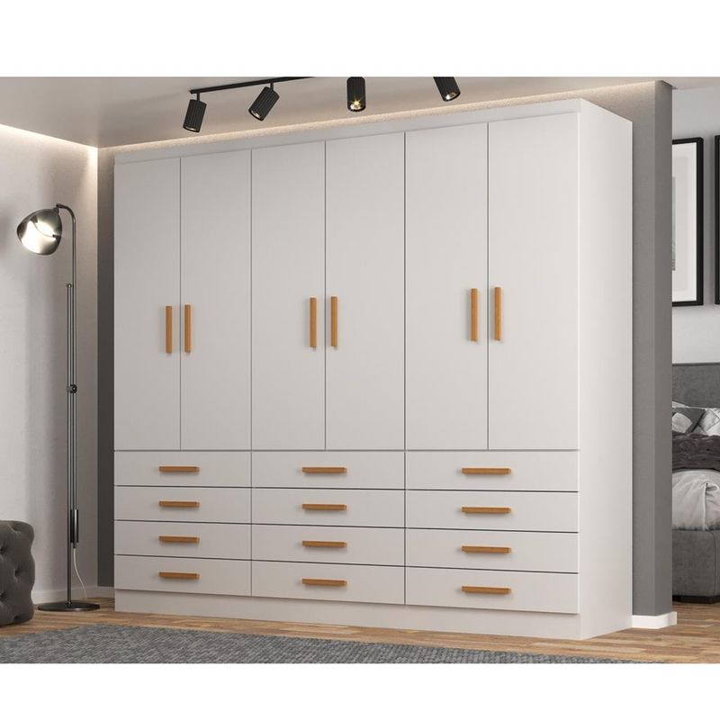 Guarda-Roupa-Casal-6-Portas-12-Gavetas-New-Monaco-Evidencia-