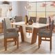 Sala de Jantar Mesa 160cm e 6 Cadeiras Joli 136/12  Zamarchi