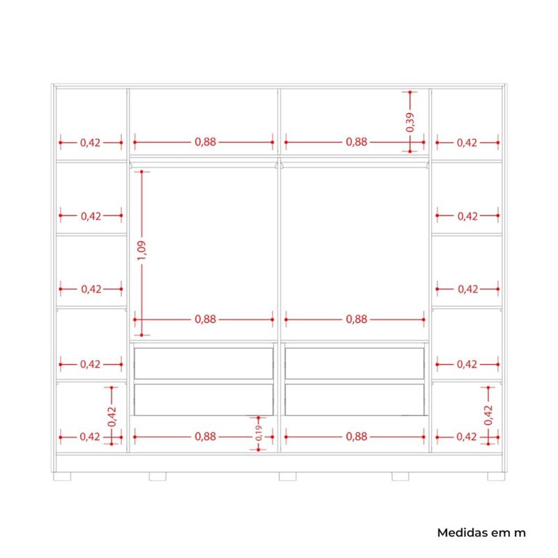 Guarda-Roupa-Casal-4-Espelho-4-Portas-4-Gavetas-Flex-Jacaranda-Albatroz