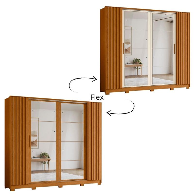 Guarda-Roupa-Casal-8Espelho-4-Portas-4-Gavetas-Ripado-Flex-Jacaranda-Albatroz