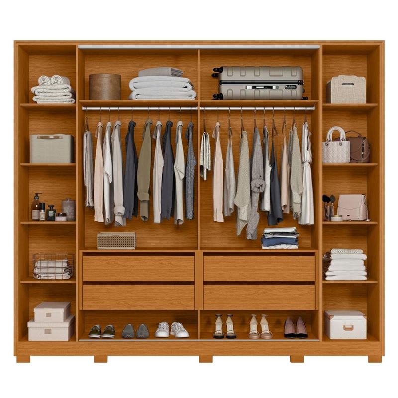 Guarda-Roupa-Casal-8Espelho-4-Portas-4-Gavetas-Ripado-Flex-Jacaranda-Albatroz