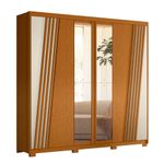 Guarda-Roupa-Casal-6-Portas-4-Gavetas-Ouro-Verde-Albatroz