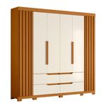 Guarda-Roupa-Casal-6-Portas-4-Gavetas-Ripado-Doble-Albatroz