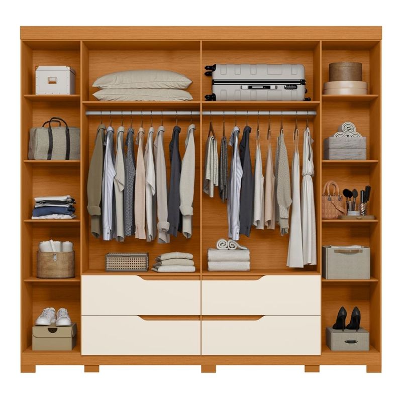 Guarda-Roupa-Casal-Espelho-6-Portas-4-Gavetas-Doble-Albatroz