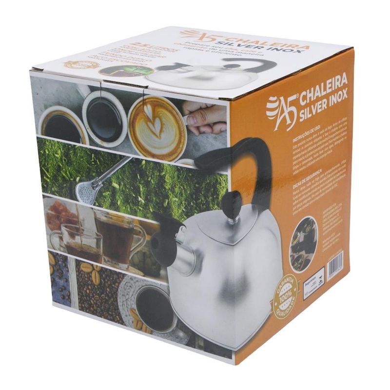 Chaleira-A5-Silver-25l-Fundo-Duplo-
