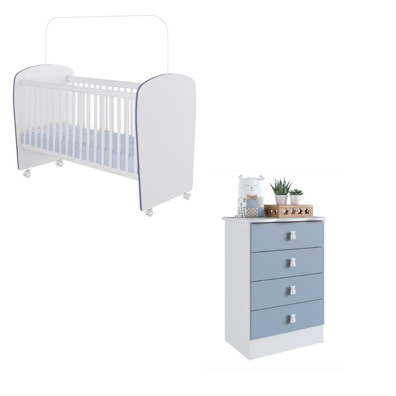 Quarto-de-Bebe-Completo-Comoda-e-Berco-Corujinha-Percasa