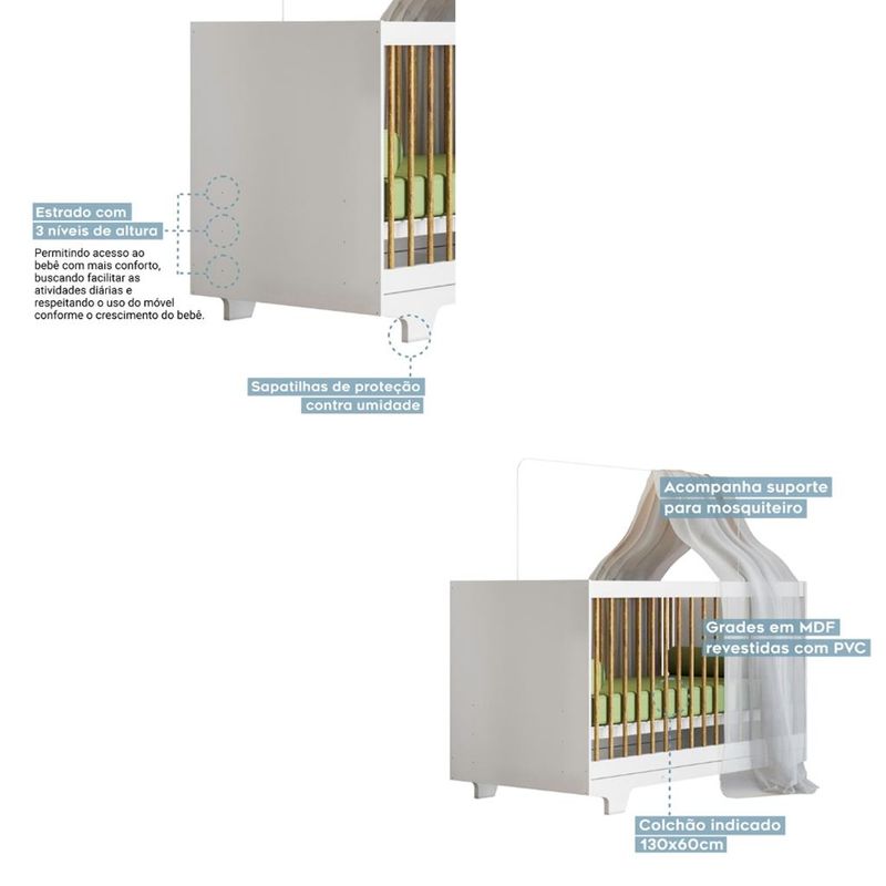 Berco-Mini-Cama-Flocos-Tigus-Baby