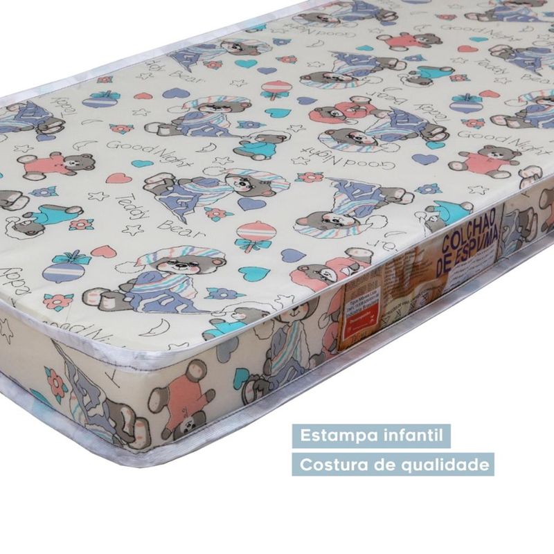 Colchao-Berco--10x130x60--Espuma-D18-Sleep-Tigus-Baby-