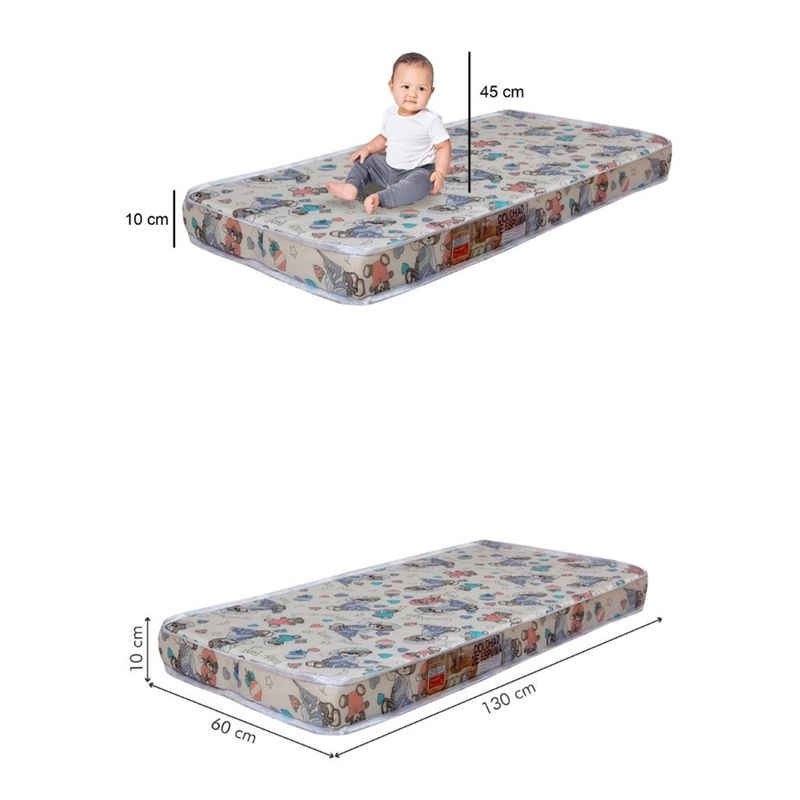 Colchao-Berco--10x130x60--Espuma-D18-Sleep-Tigus-Baby-