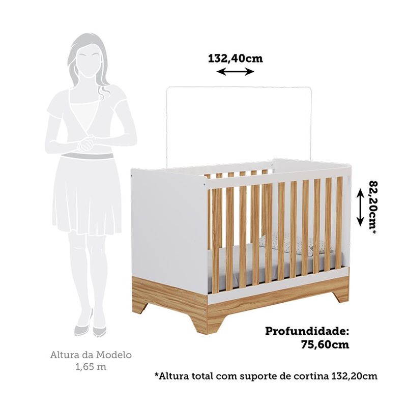 Berco-Mini-Cama-3-em-1-Americano-MDF-Popy-Retro-Moveis-Peroba