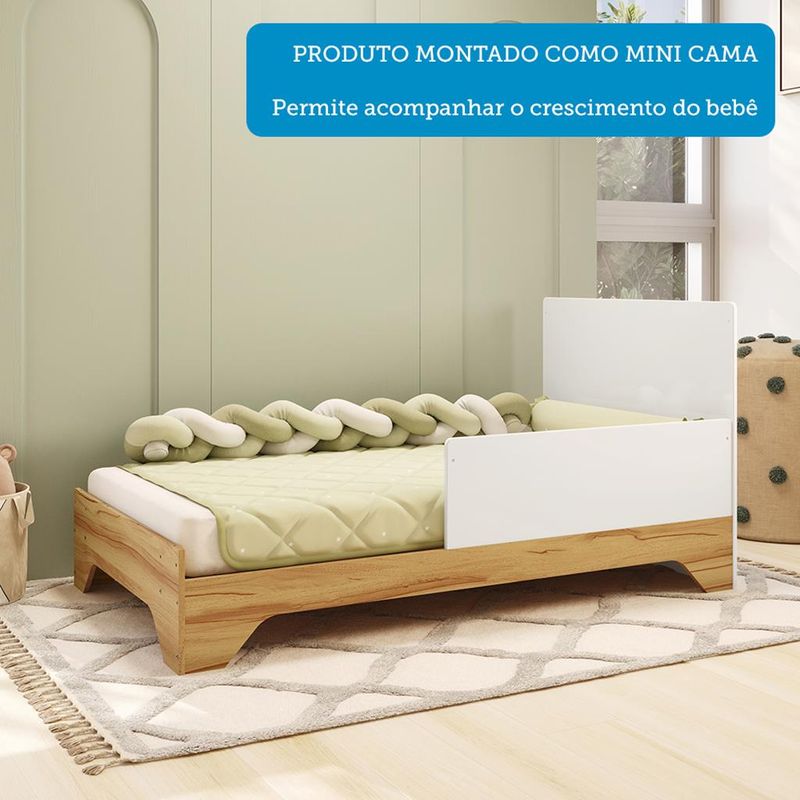 Berco-Mini-Cama-3-em-1-Americano-MDF-Popy-Retro-Moveis-Peroba
