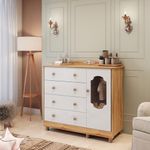 Comoda-4-Gavetas-1-Porta-MDF-Noah-Moveis-Peroba