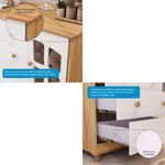 Comoda-Infantil-1-Porta-4-Gavetas-Janela-Elo-Moveis-Peroba