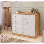 Comoda-Infantil-1-Porta-4-Gavetas-Elo-Moveis-Peroba