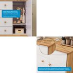 Comoda-Infantil-1-Porta-4-Gavetas-Elo-Moveis-Peroba