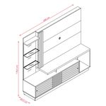 Estante-para-TV-ate-60-Polegadas-2-Portas-Fizz-Plus-Madetec