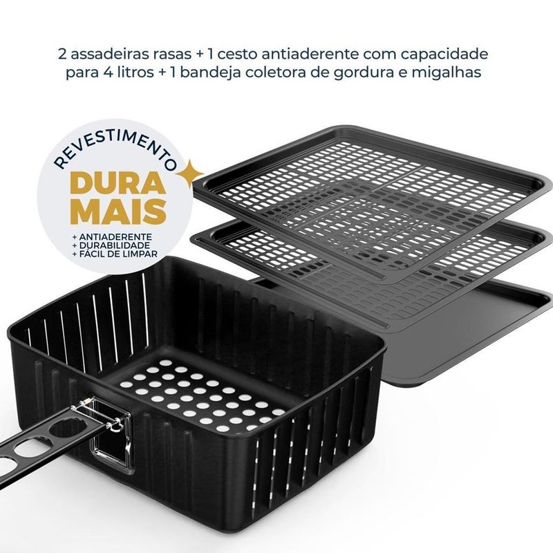 Fritadeira-Air-Fryer-Britania-Oven-BFR2100-1800W