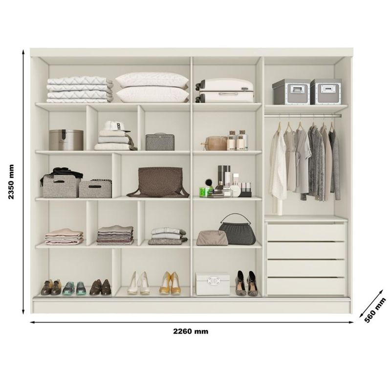 Guarda-Roupa-Casal-1-Espelho-2-Portas-de-Correr-4-Gavetas-Ripado-Galati-Made-Marcs