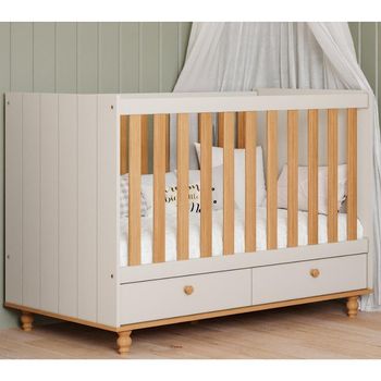 Berço Americano 2 Gavetas Candy Permobili