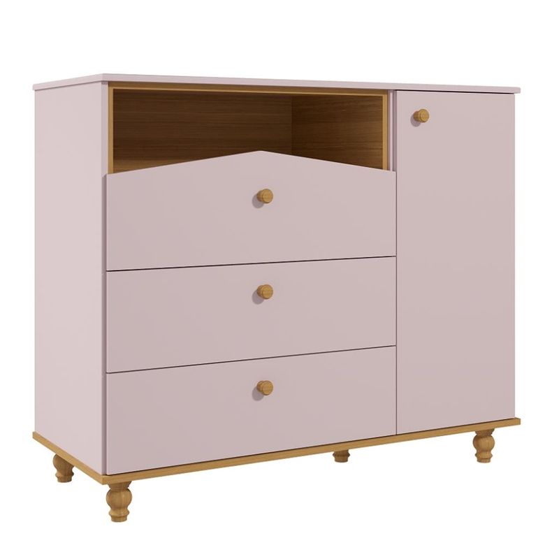 Comoda-Bebe-3-Gavetas-1-Porta-Casinha-Dengo-Permobili