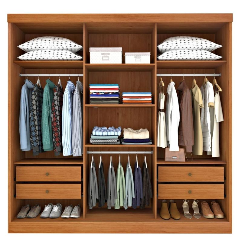 Guarda-Roupa-Casal-3-Portas-4-Gavetas-Espelho-Dacar-Tcil