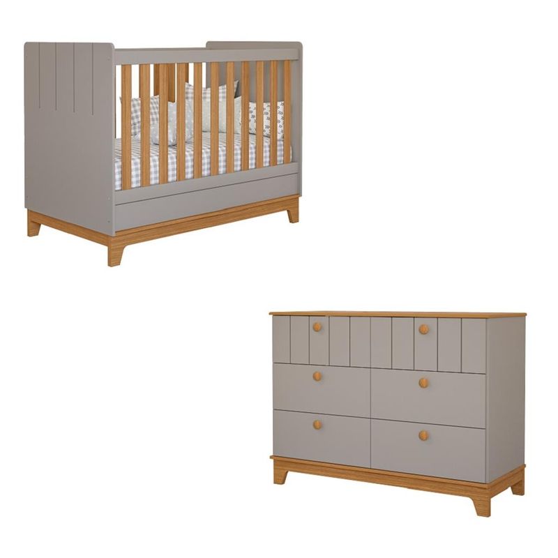 Quarto-de-Bebe-Berco-Mini-Cama-e-Comoda-6-gavetas-Liza-Permobili