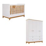 Quarto-de-Bebe-Berco-Mini-Cama-e-Guarda-Roupa-4-portas-4-gavetas-Liza-Permobili