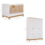 Quarto-de-Bebe-Berco-Mini-Cama-e-Guarda-Roupa-4-portas-4-gavetas-Liza-Permobili