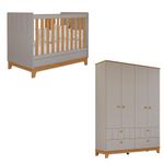 Quarto-de-Bebe-Berco-Mini-Cama-e-Guarda-Roupa-4-portas-4-gavetas-Liza-Permobili