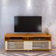 Rack Bancada para TV até 65 Polegadas 2 Portas Cross Frizz Madetec