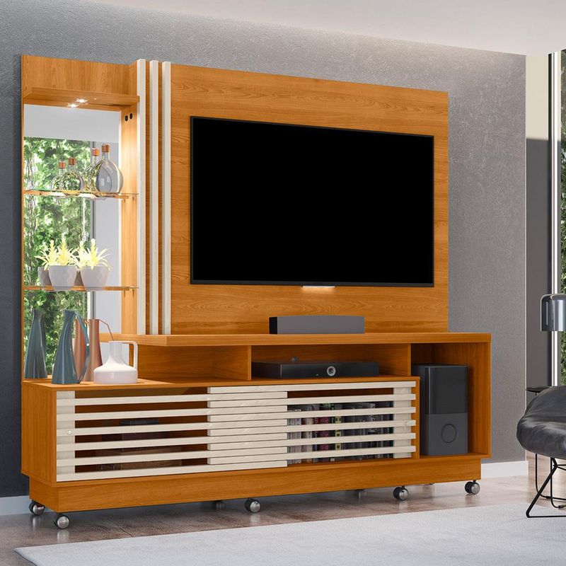 Estante-home-para-TV-ate-60-Polegadas-2-Portas-com-Rodizio-LED