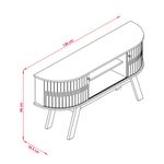 Rack para TV até 55 Polegadas Atlanta Madetec