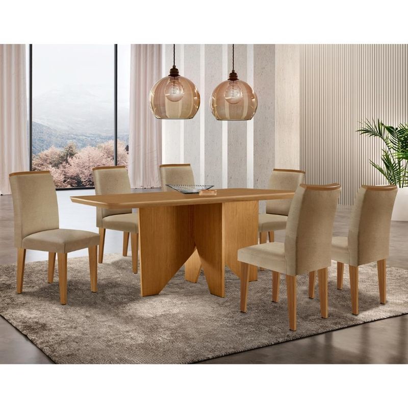 Conjunto-Sala-de-Jantar-Mesa-Nevada-e-6-cadeiras-Lunara-Rufato-
