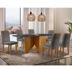 Conjunto-Sala-de-Jantar-Mesa-Nevada-Vidro-e-6-cadeiras-Lunara-Rufato-