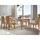 Conjunto Sala de Jantar Mesa Londrina e 6 cadeiras Montreal Rufato