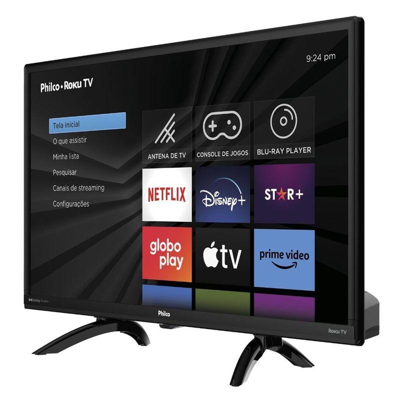 Smart-TV-Philco-24-Polegadas-LED-Roku-TV-Dolby-Audio-PTV24G5YR2C-