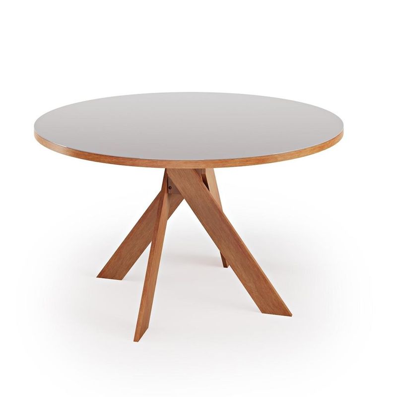 Conjunto-Sala-de-Jantar-Mesa-Redonda-137cm-6-Poltrona-Grecia-Madetal