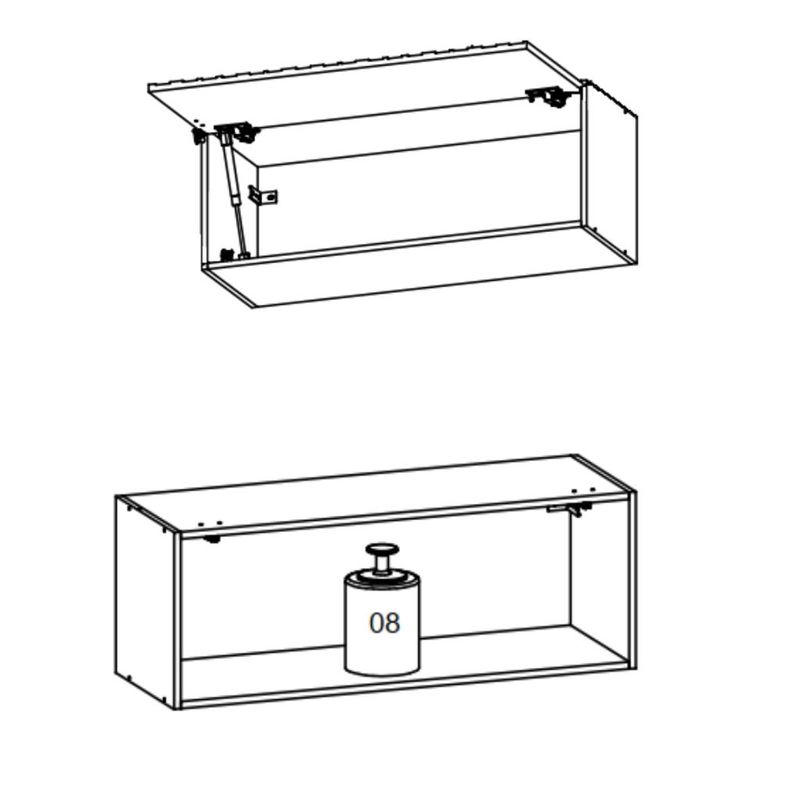 Armario-Aereo-1-Porta-Basculante-80cm-Art-Kits-Parana-