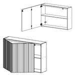 Armario-Aereo-2-Porta-Articulada-120cm-Art-Kits-Parana-