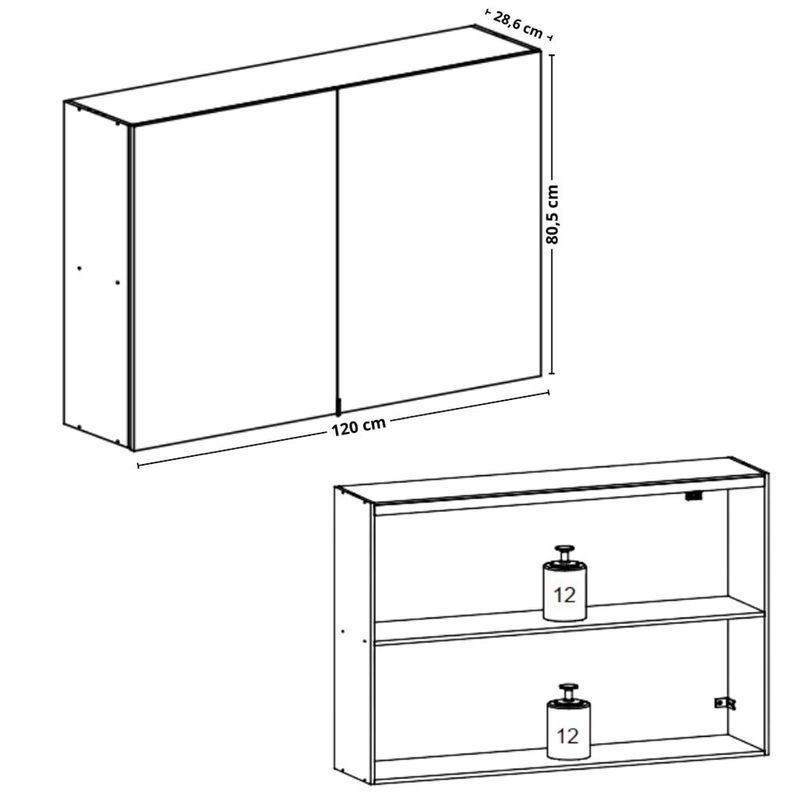 Armario-Aereo-2-Porta-Articulada-120cm-Art-Kits-Parana-