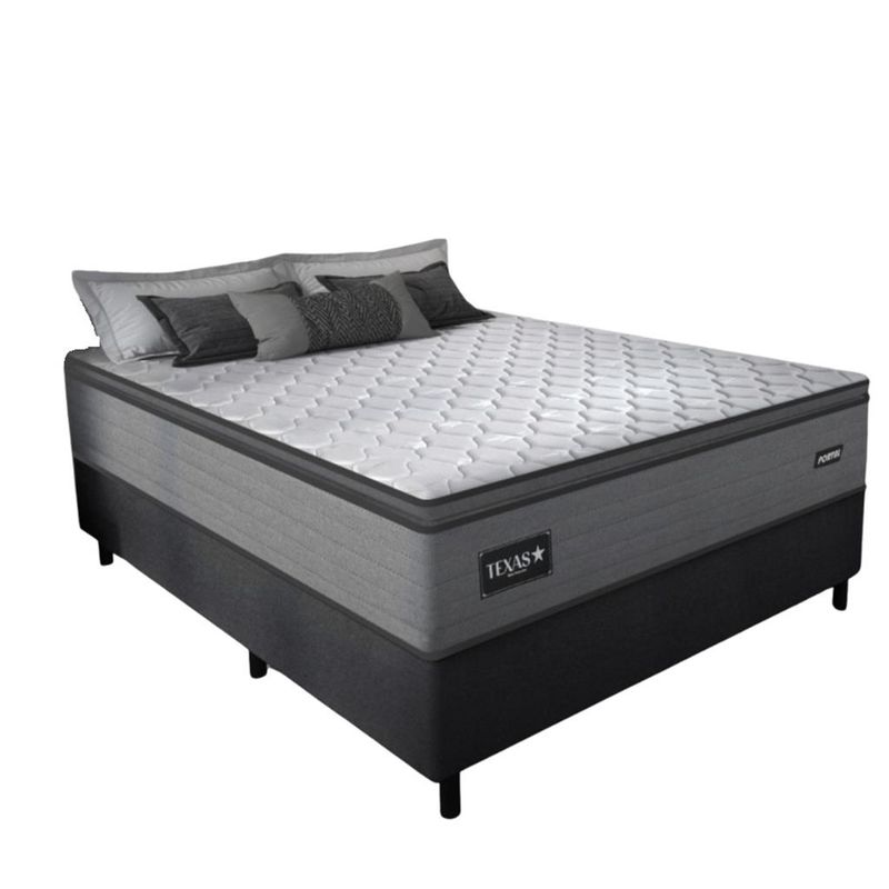 Cama-Box-Casal-138cm-Molas-Ensacadas-Texas-2CEN-Gazin