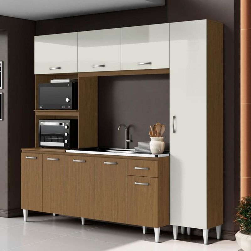Cozinha-Compacta-9-Portas-1-Gaveta-Moderna-Aramoveis-