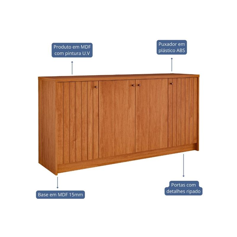 Balcão Buffet 4 Portas Lia Cimol