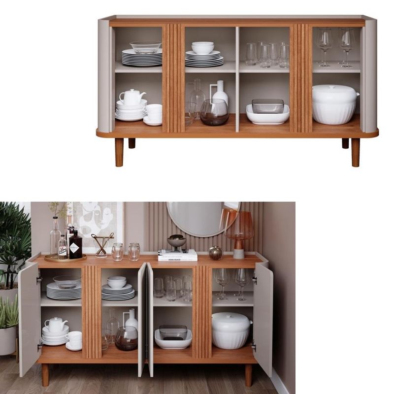 Balcão Buffet 4 Portas Eva Cimol