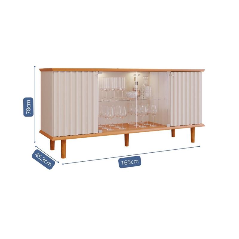 Balcao-Buffet-4-Porta-Ripado-Janice-Cimol-