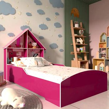 Cama Infantil MDF Casinha Gelius
